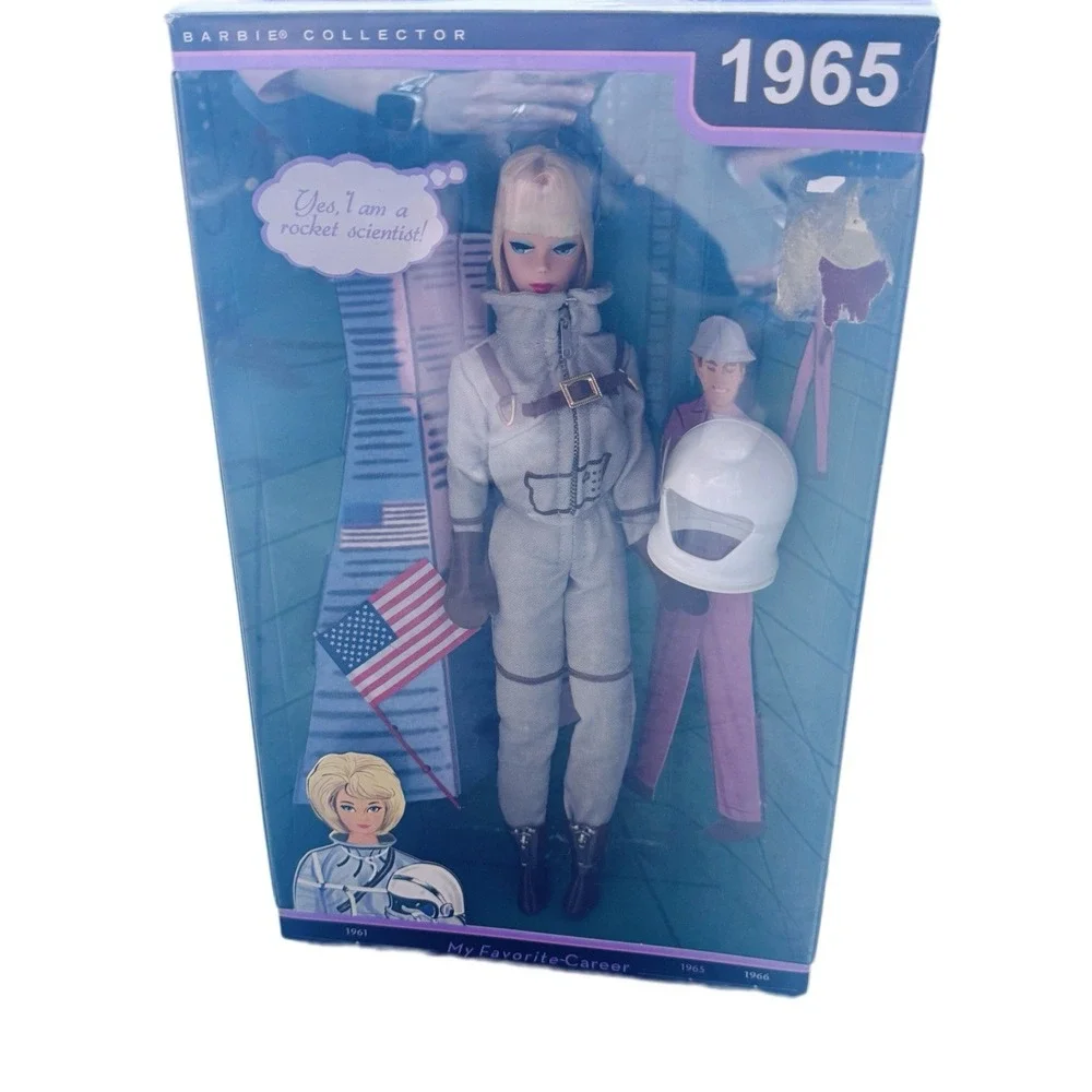 2009 Barbie My Favorite Career Astronaut Rocket Scientist 1965 Reproduction 4474